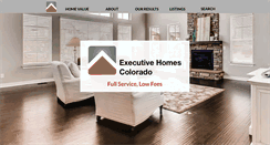 Desktop Screenshot of executivehomescolorado.com